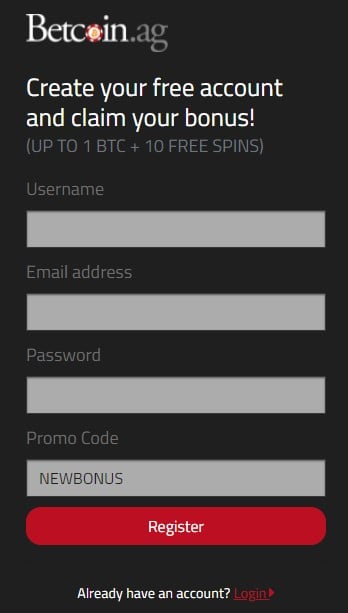 Betcoin.ag Promo Code